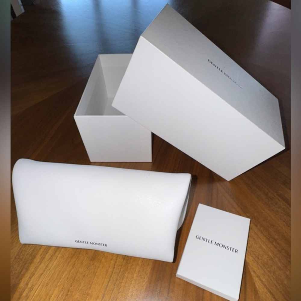 Maison Martin Margiela Gentle Monster White Sunglasses Case and Box